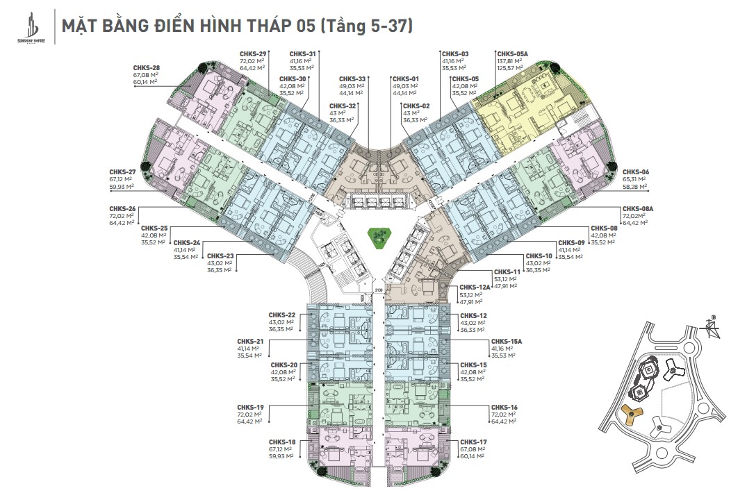 Bán căn hộ, chung cư, Sky villa Noble Empire Ciputra, bảng giá ngoại giao Noble Empire Ciputra chi tiết tại đây